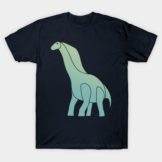 Amargasaurus Sauropod Diplodocid Dinosaur Merchandise, Great Gift For All Ages T-Shirt by JunkArtPal